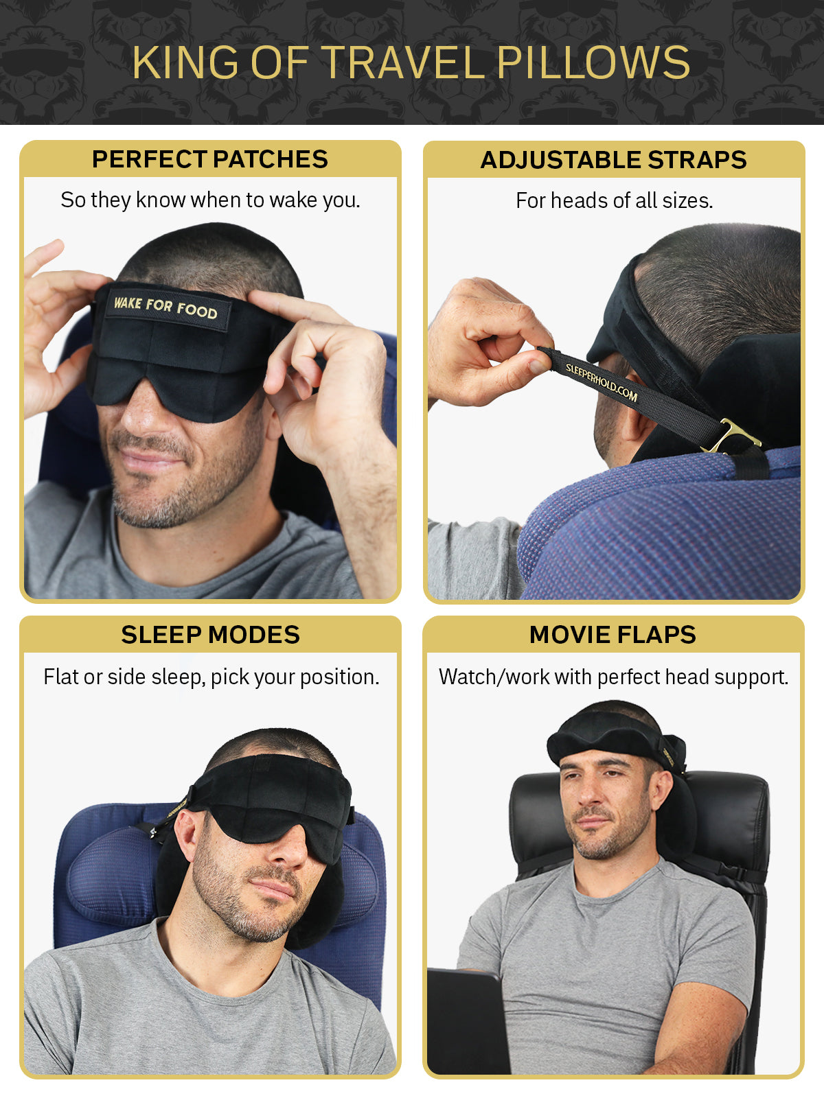 Sleeper Hold Travel Pillow